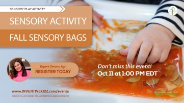 Sensory Activity - Fall Sensory Bags